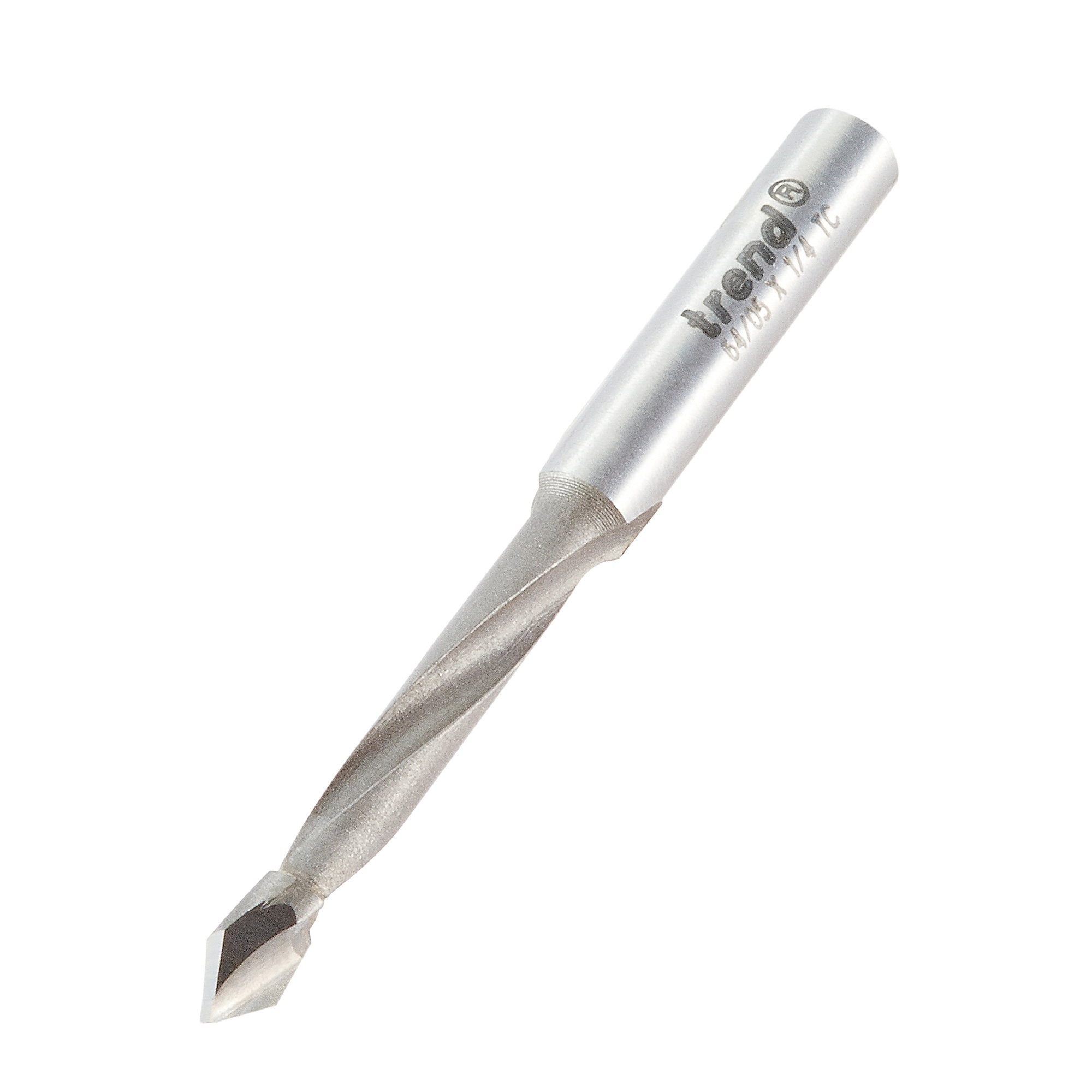 Trend 64/05X1/4TC Through hole drill 5mm dia x 37mm flute