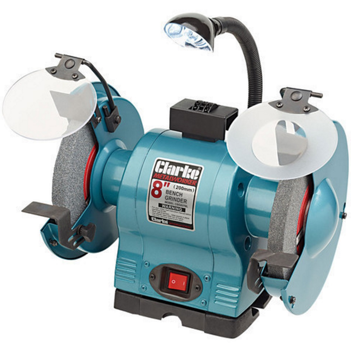Clarke 6500532 CBG8370L 8” Bench Grinder with Lamp 230v 