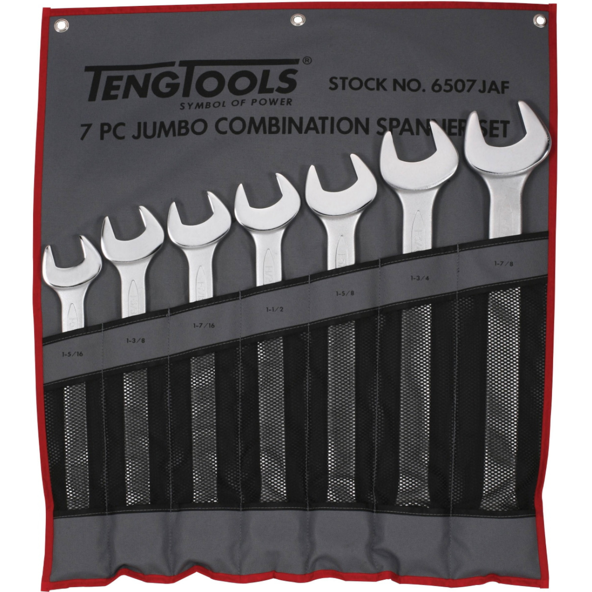 Teng Tools 6507JAF 7 Piece AF Combination Spanner Set