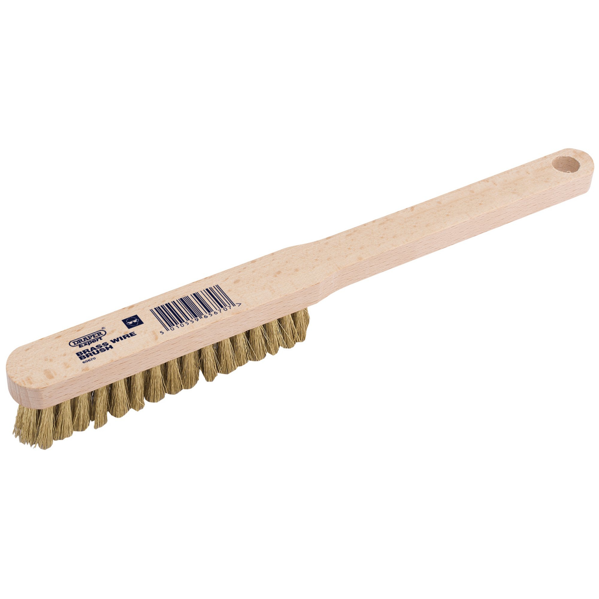 Draper 65670 4860 Expert 225mm Brass Fill Wire Hand Brush