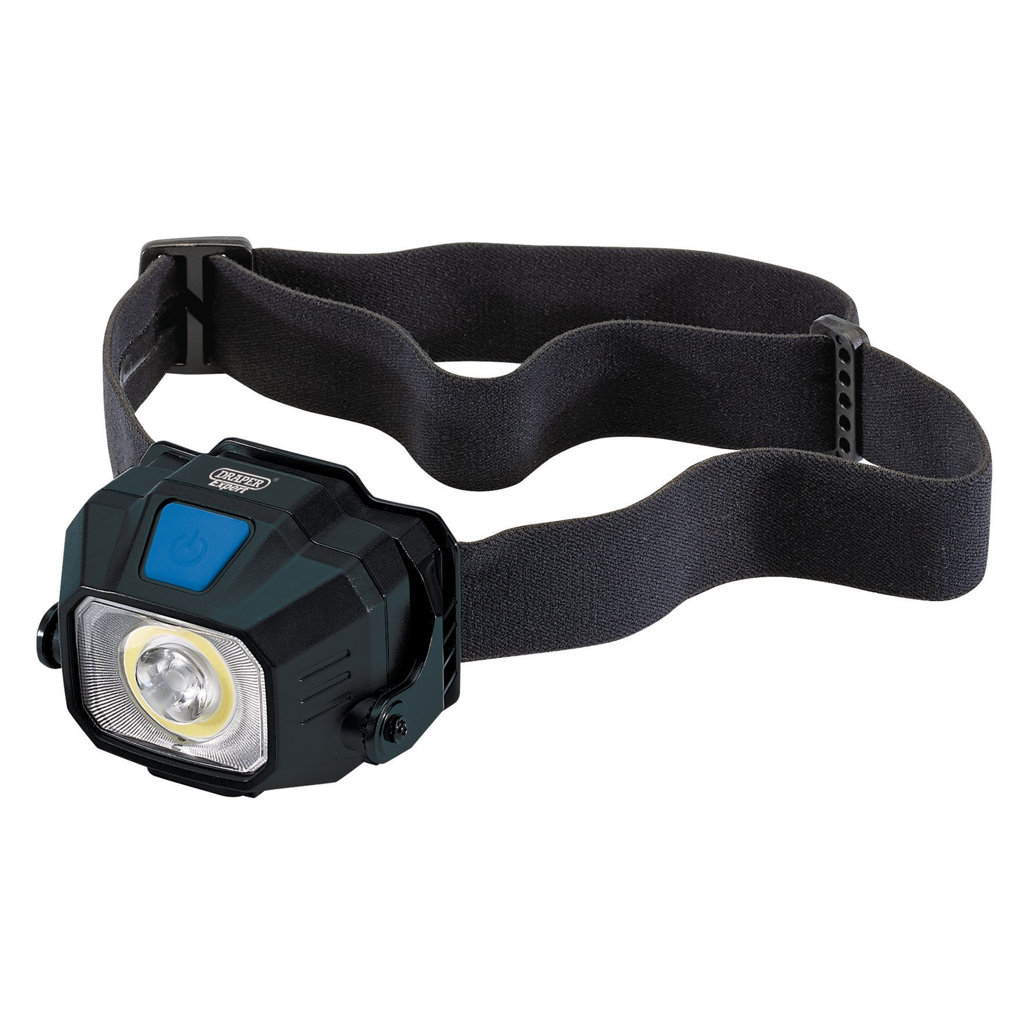 Draper 65689 WL/HT400 Cob Led Smd Led Wireless/Usb Rechargeable Head Torch, 6 W, 400 Lumens, Usb C Cable Supplied