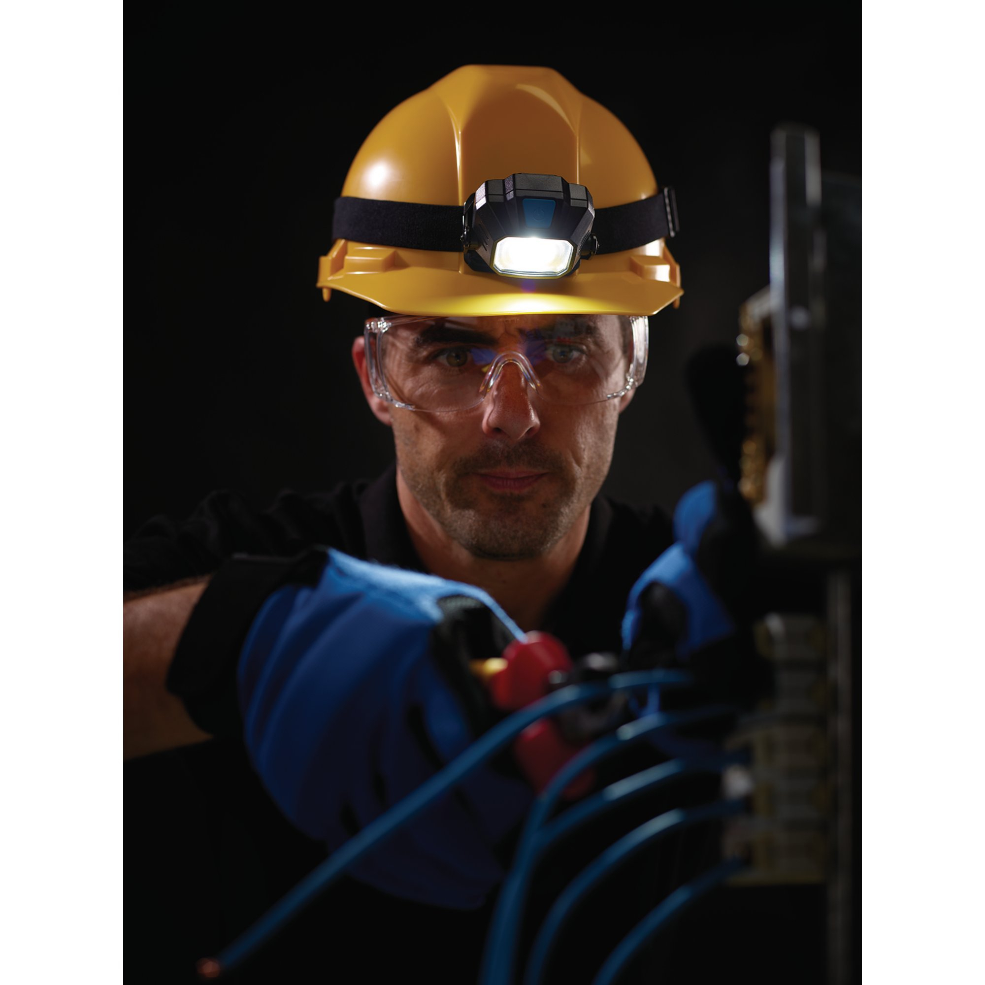 Draper 65689 WL/HT400 Cob Led Smd Led Wireless/Usb Rechargeable Head Torch, 6 W, 400 Lumens, Usb C Cable Supplied