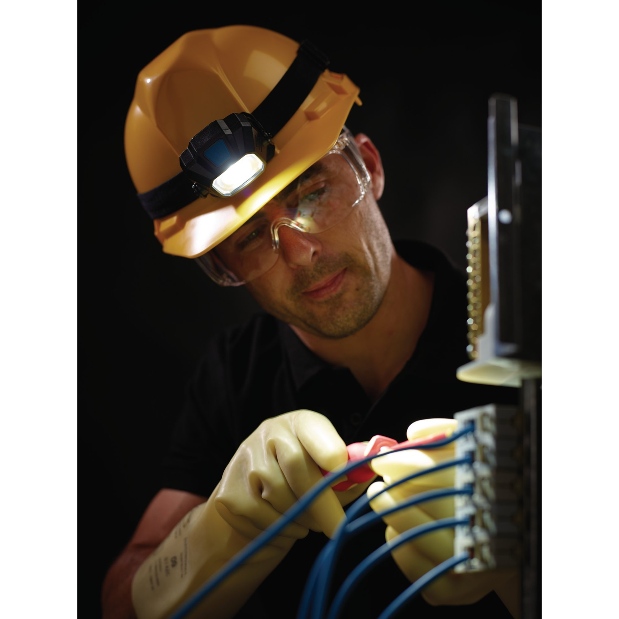 Draper 65689 WL/HT400 Cob Led Smd Led Wireless/Usb Rechargeable Head Torch, 6 W, 400 Lumens, Usb C Cable Supplied