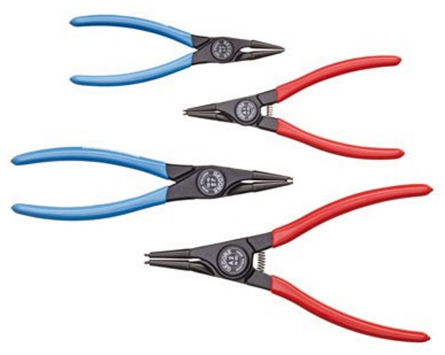 Gedore 6703080 Set of Circlip Pliers 4 Piece S 8100