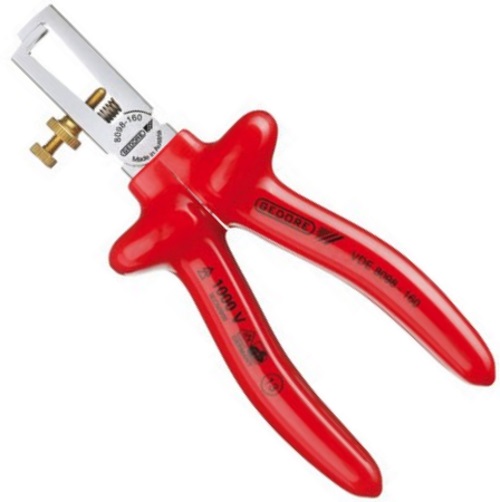Gedore 6708980 VDE Stripping Pliers with Dipped Insulation VDE 8098-160