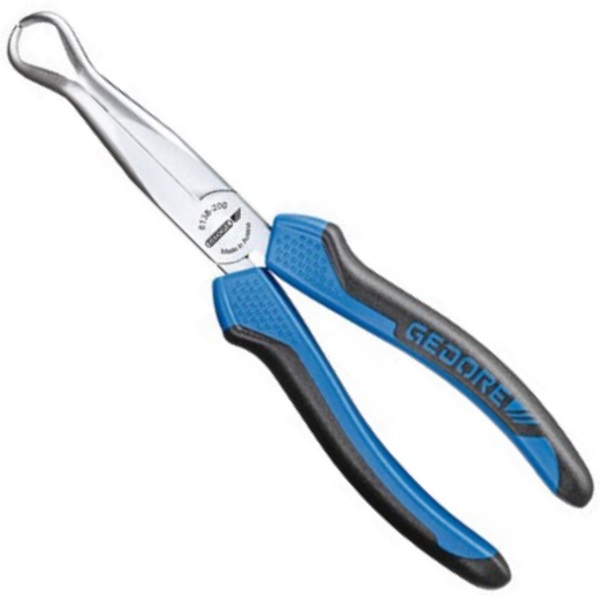 Gedore 6723350 Mechanics Hooked Jaw Pliers without Wire Cutter 30° Angled 200mm 8138-200 JC