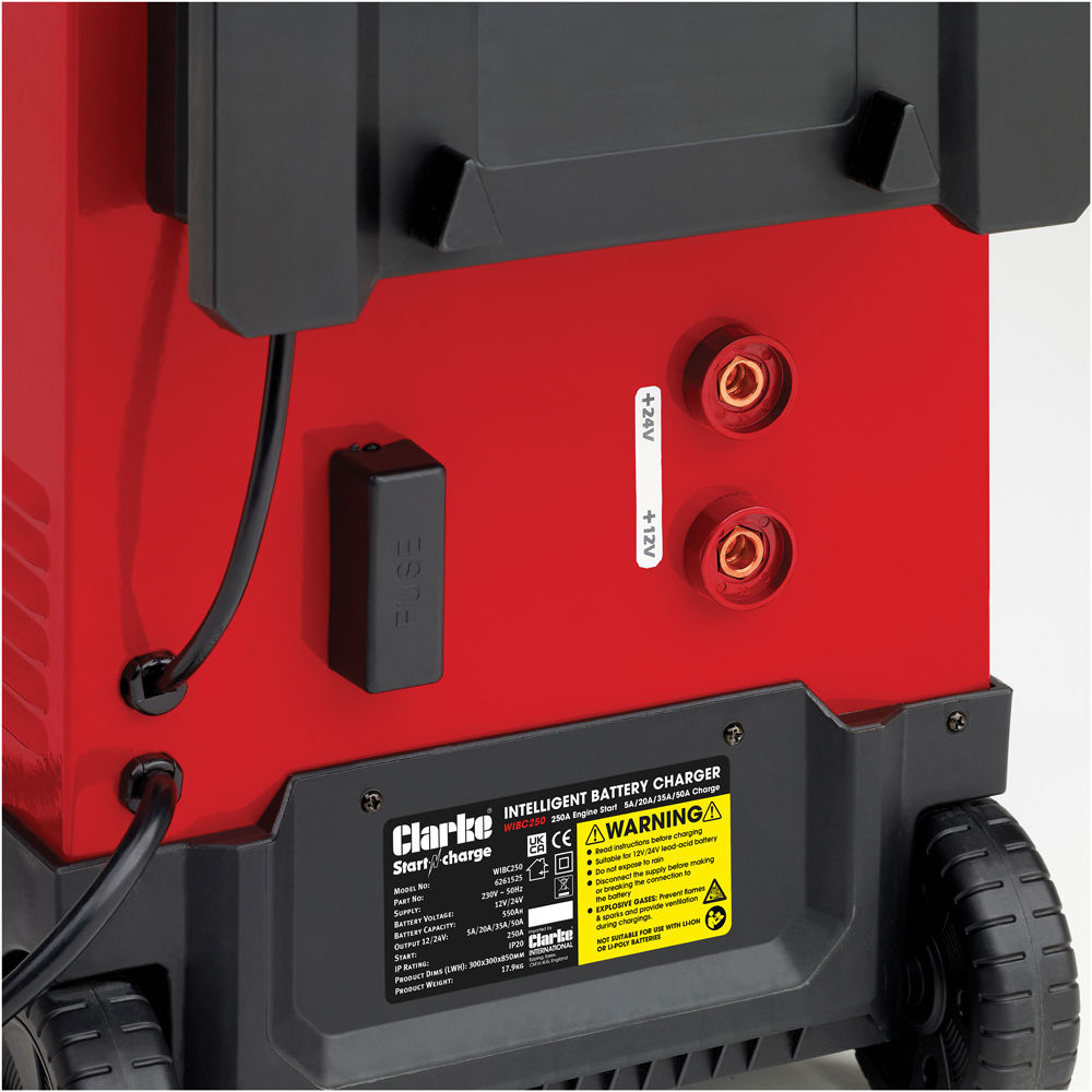 Clarke 6261525 WIBC250 250A Battery Starter/Charger
