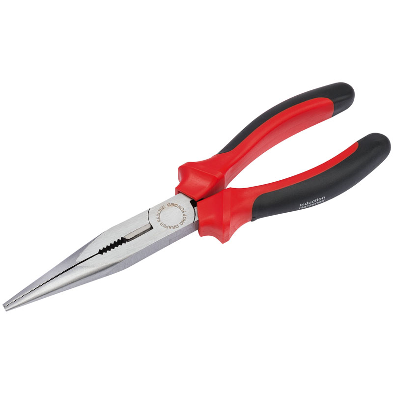 Draper 68300 RL-RPSG2 200mm Heavy Duty Long Nose Pliers with Soft Grip Handles