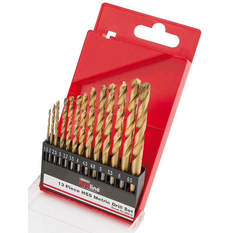 Draper 68415 RL-D13MMA 13 Piece Hss Metric Twist Drill Set