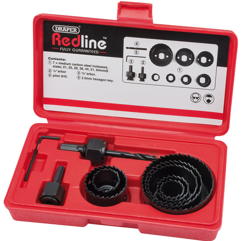 Draper 68470 RL-10HSK Holesaw Kit (11 Piece)
