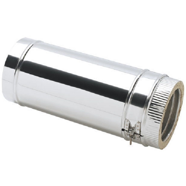 Clarke 6911252 6" Stainless Steel Twin Wall Flue 500mm