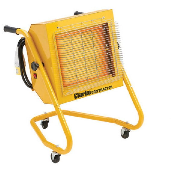 Clarke 6920261 Contractor Devil 371SPD 2.4kW Remote Controlled Quartz Halogen Infrared Heater 110V