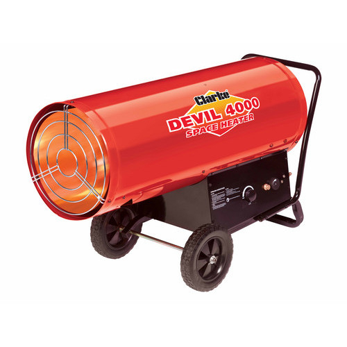 Clarke 6926150 Devil 4000 400,000 BTU Propane Gas Fired Space Heater