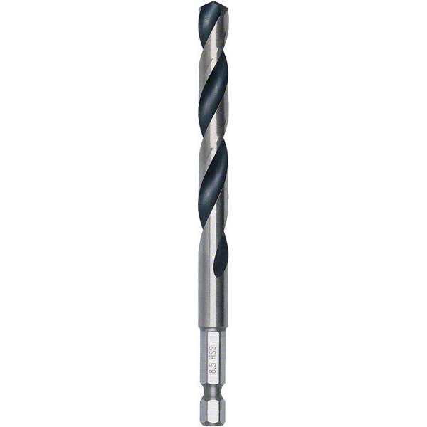 Bosch 2608577534 8.5x75x117mm HSS PointTeQ Hex Drill Bit (5 Packs of 1)