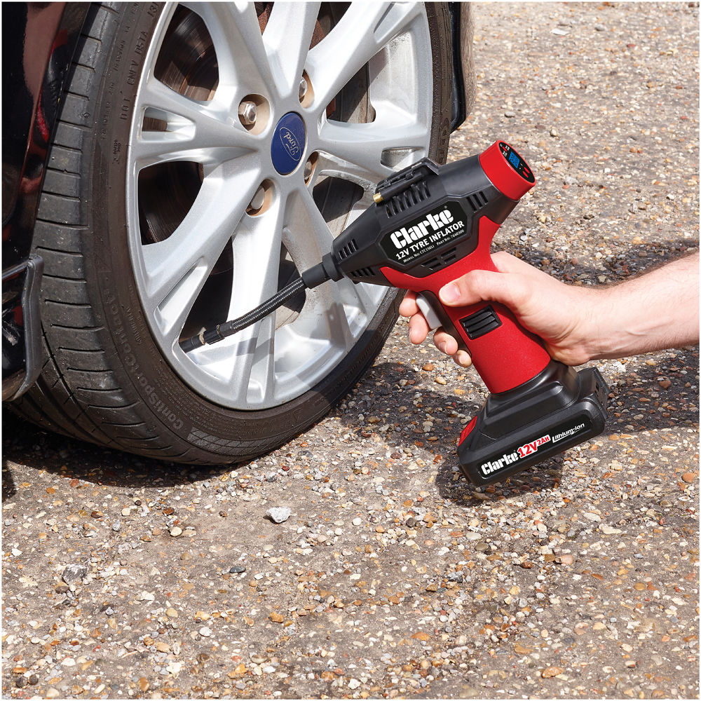Clarke 7640300 CTC150Li 12V Cordless Digital Tyre Inflator 