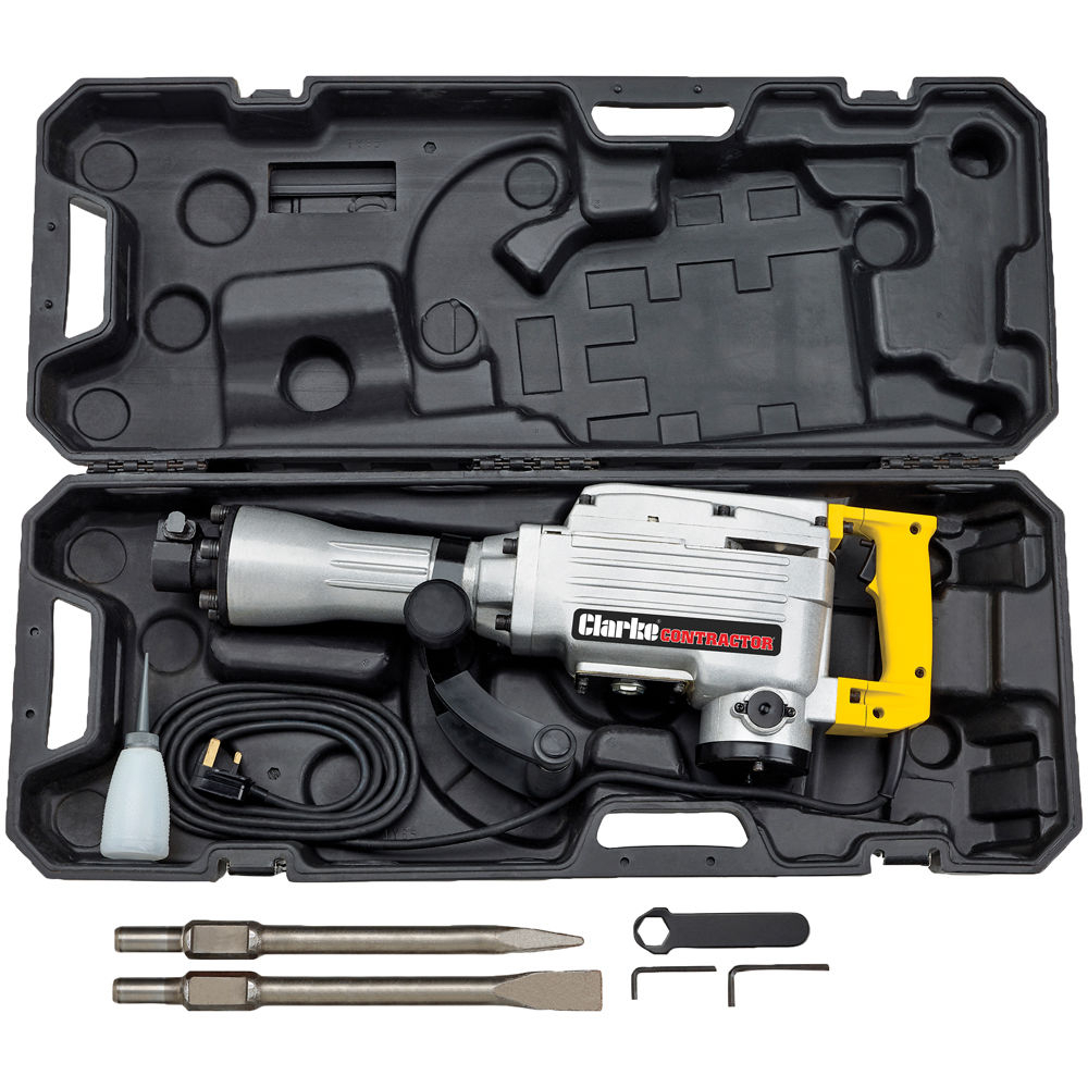 Clarke 6479509 Contractor CON1500DD 30mm SDS HEX 1.5kW Demolition Hammer 230V