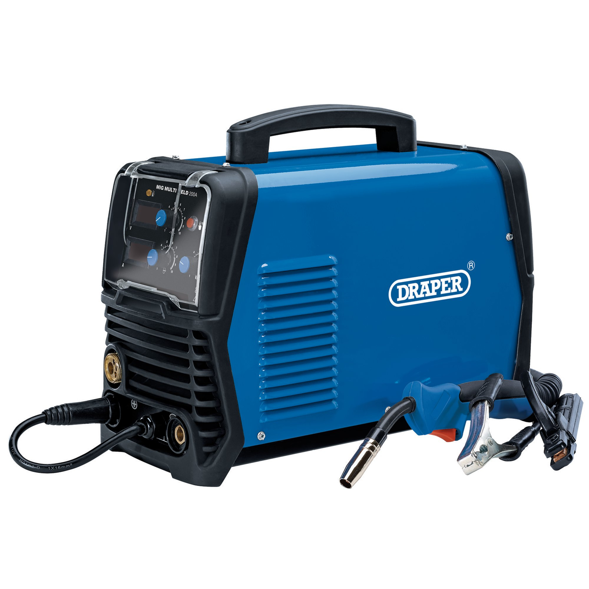 Draper 70046 MI200A Gas/Gasless 200A MIG Inverter Multi Welder