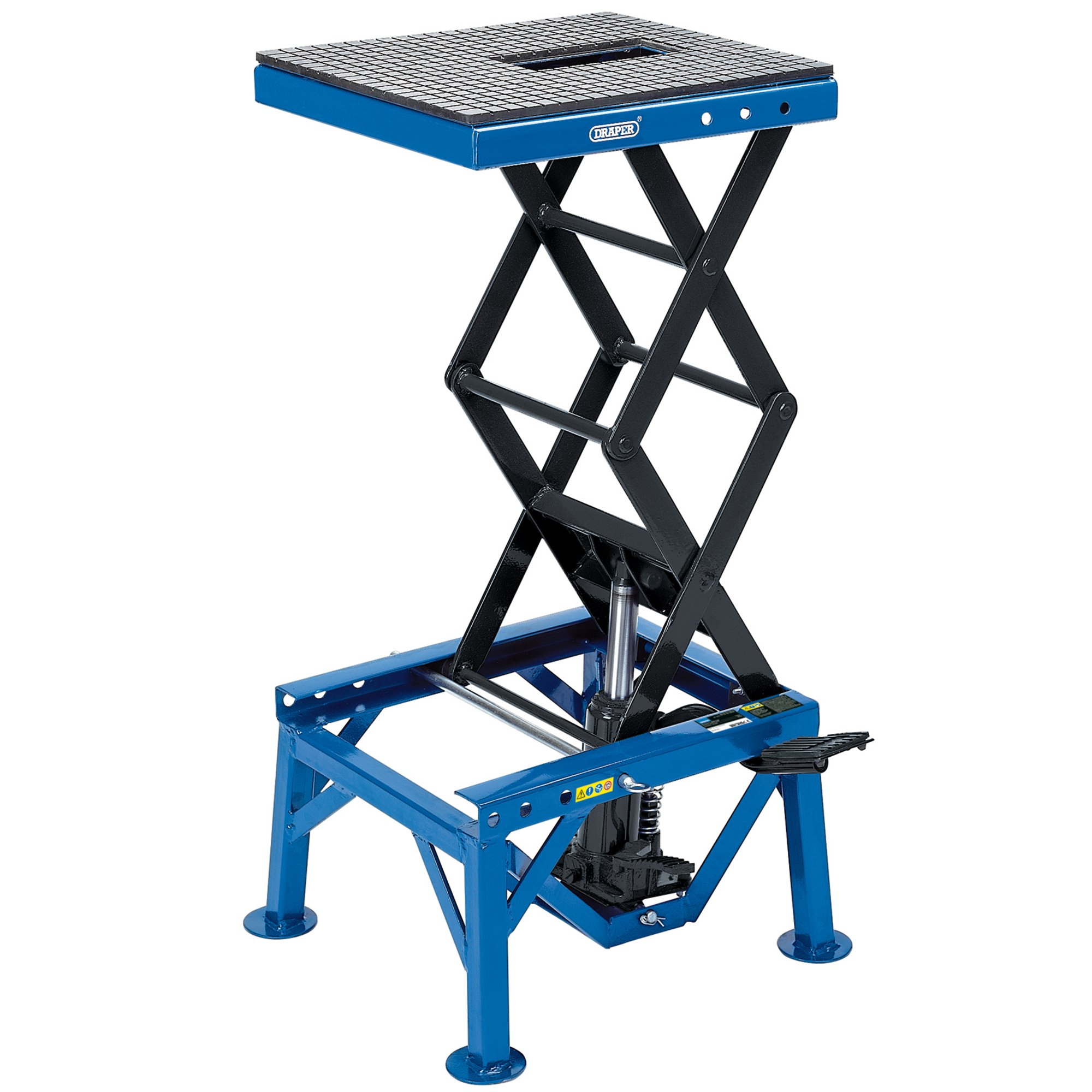Draper 70212 MCPL3B Hydraulic Motorcycle Scissor Lift, 135kg
