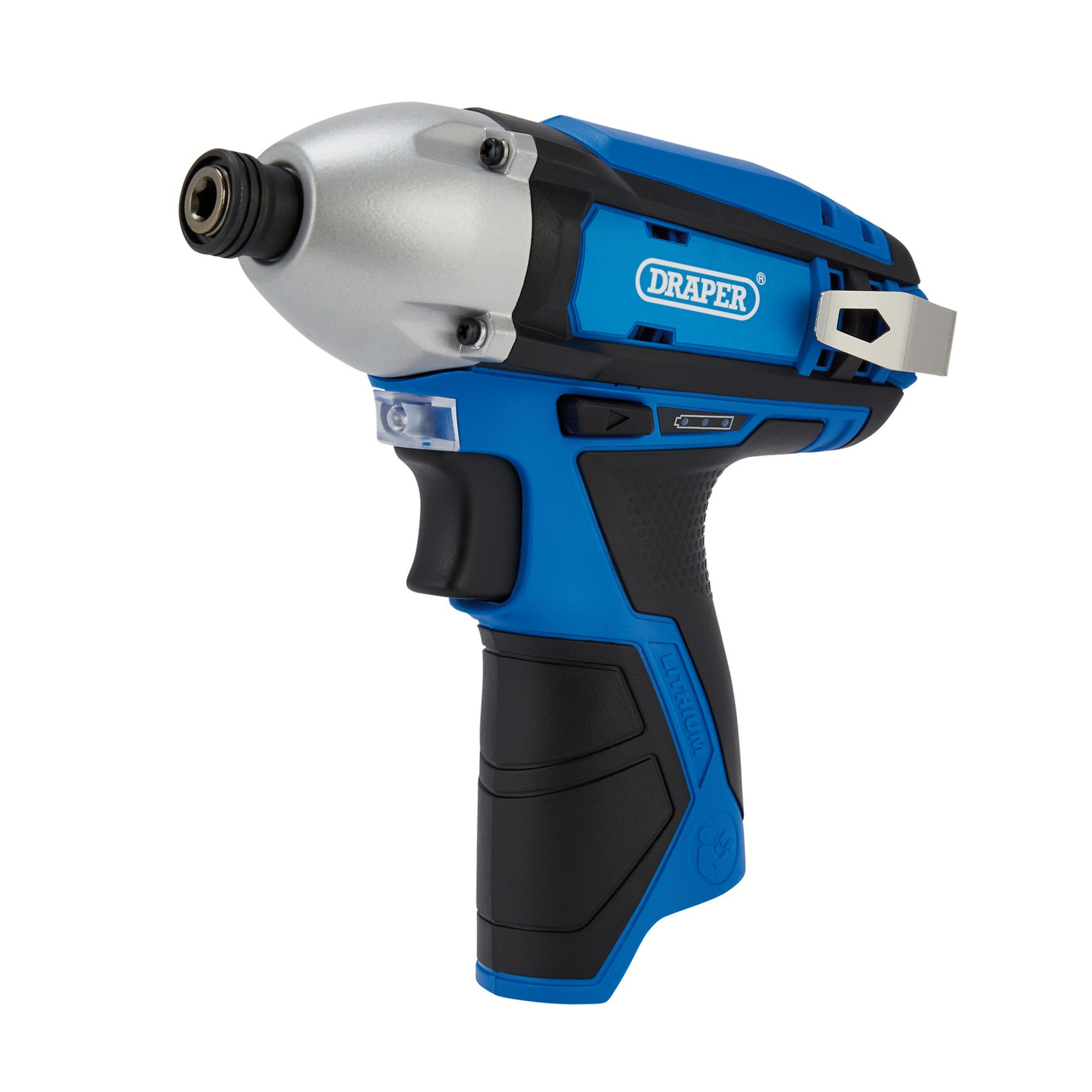 Draper 70260 ID12VD 12 V Impact Driver, 1/4" Hex. (Sold Bare)