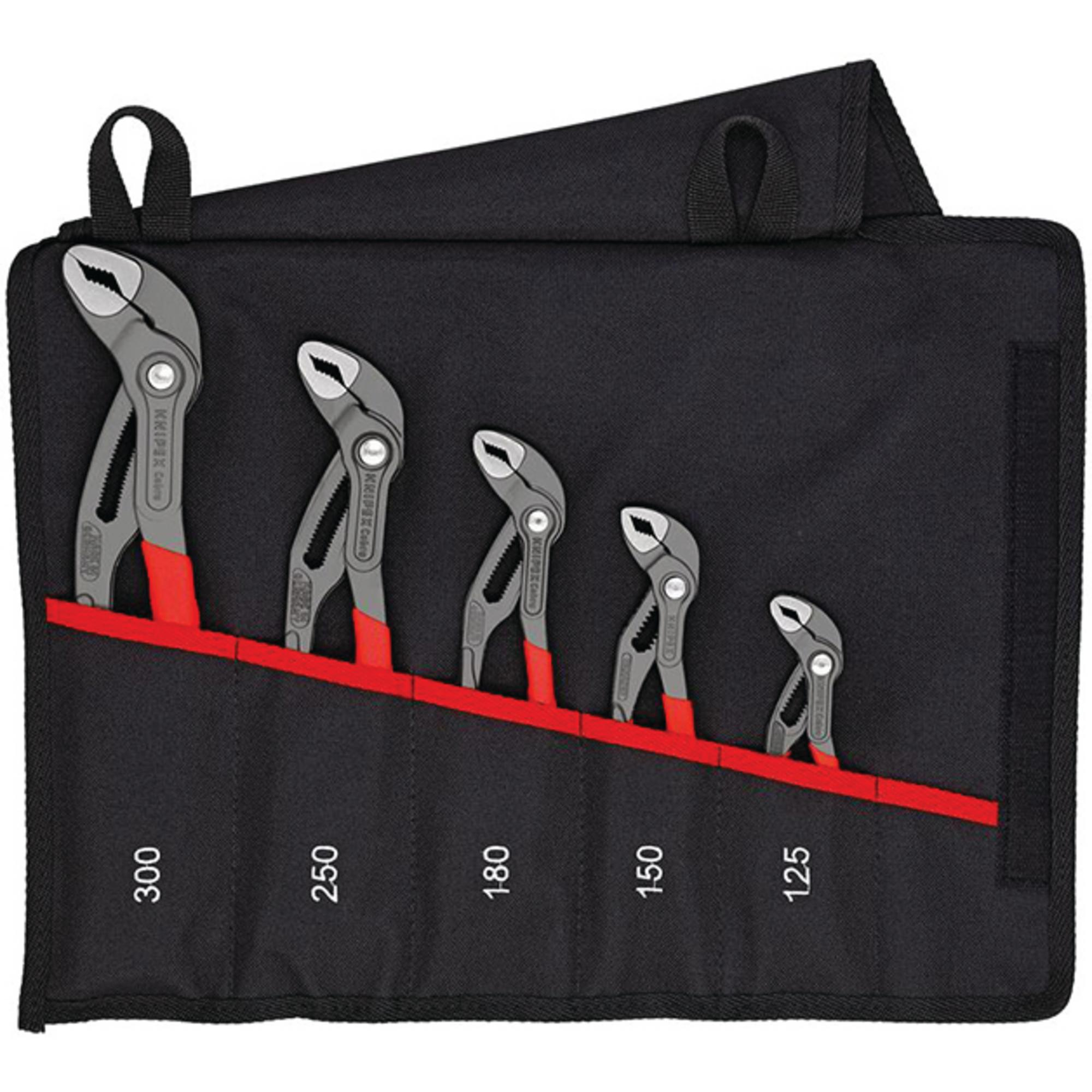 Knipex 00 19 55 S5 00 19 55 S5 Cobra&#174; Set, 5 Piece 70424