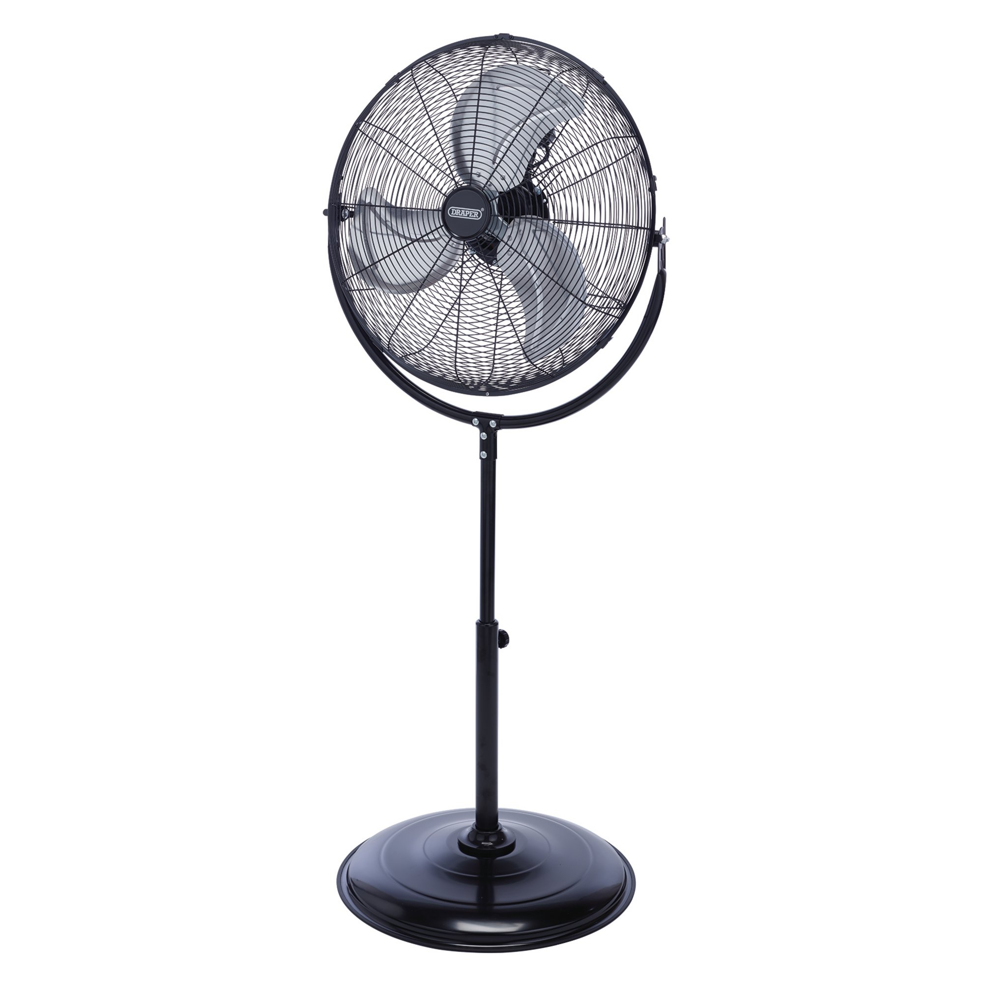 Draper 70430 HV20F 230V 120W 20"/500mm High Velocity Pedestal Fan 