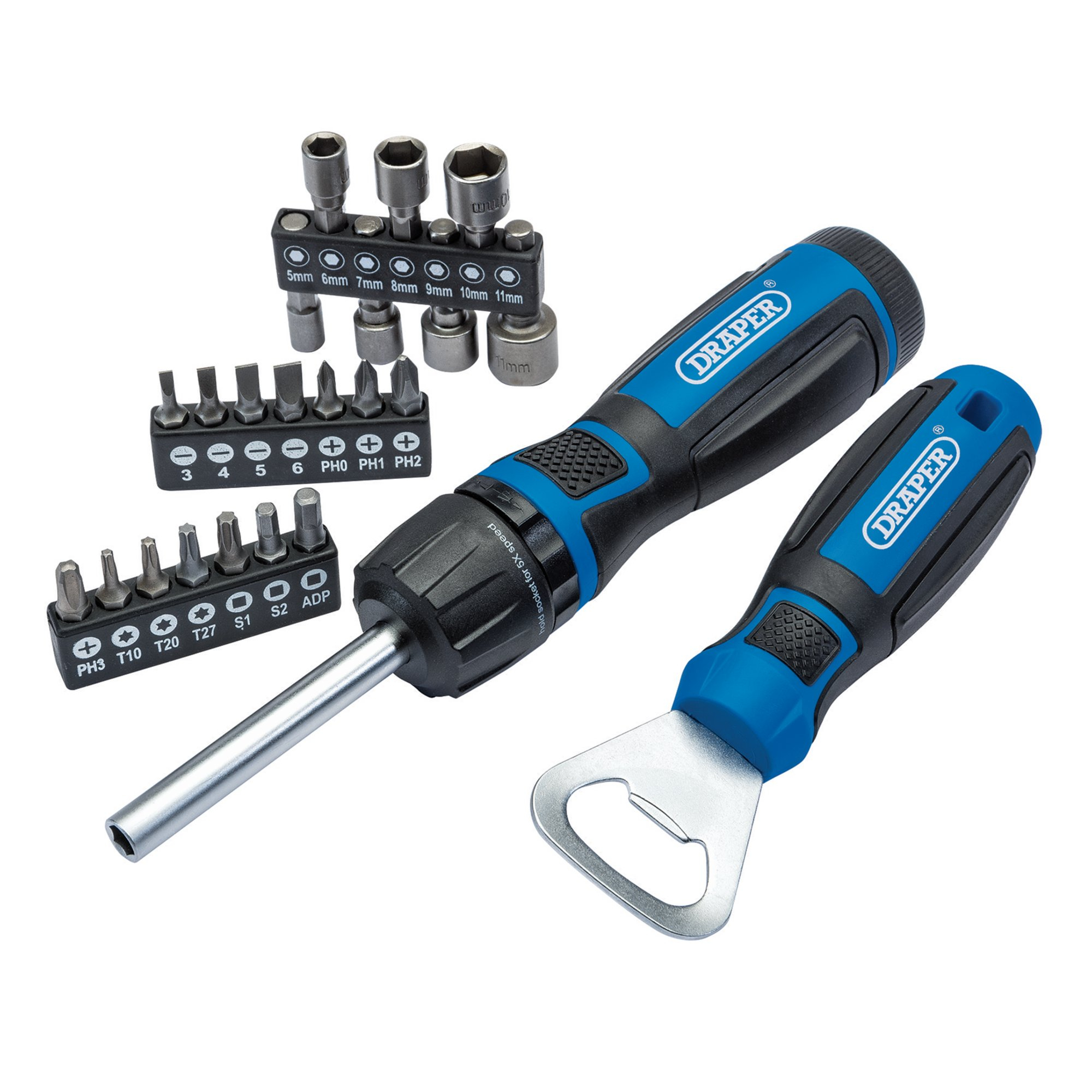Draper 70443 23 Piece Ratchet Screwdriver RBS23