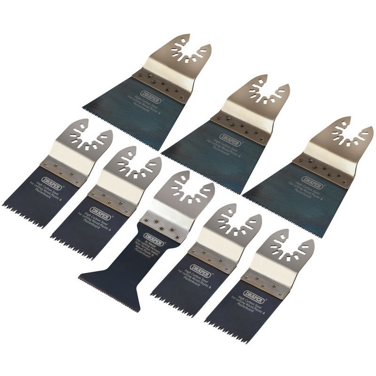Draper 70483 APT519 Oscillating Multi-Tool Accessory Kit (8 Piece)