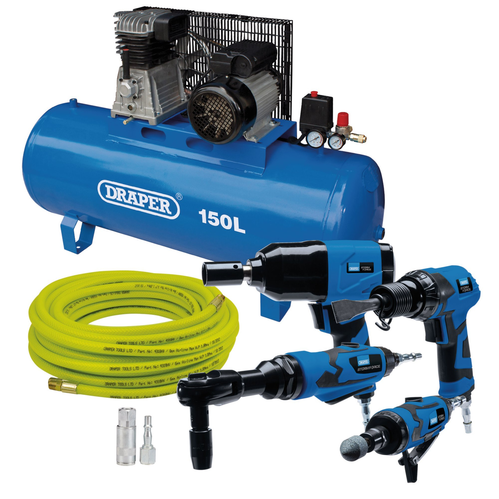 Draper 70530 PTKATL150L Air Tool 150 L Kit