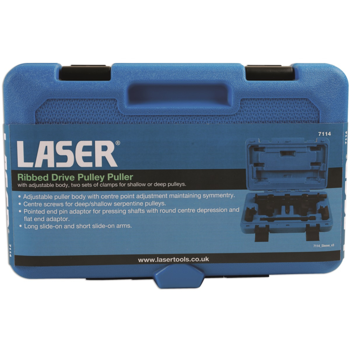 Laser 7114 Ribbed Auxiliary Drive Belt Pulley Puller