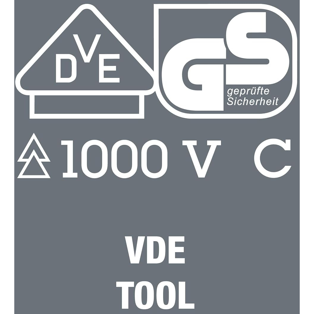 Wera 05020170001 6004 Joker VDE 4 Set 1 VDE-Insulated Self-Setting Spanner Set, 4 pieces