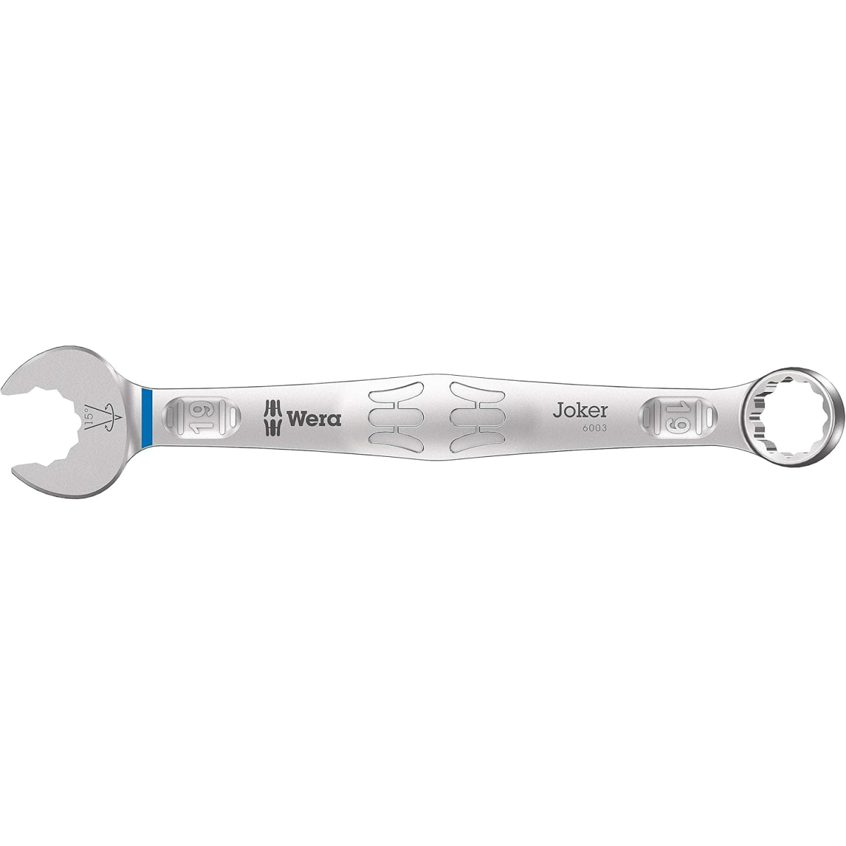 Wera 05020302001 6003 Joker 15 Set 1 Combination Wrench Set, 15 pieces