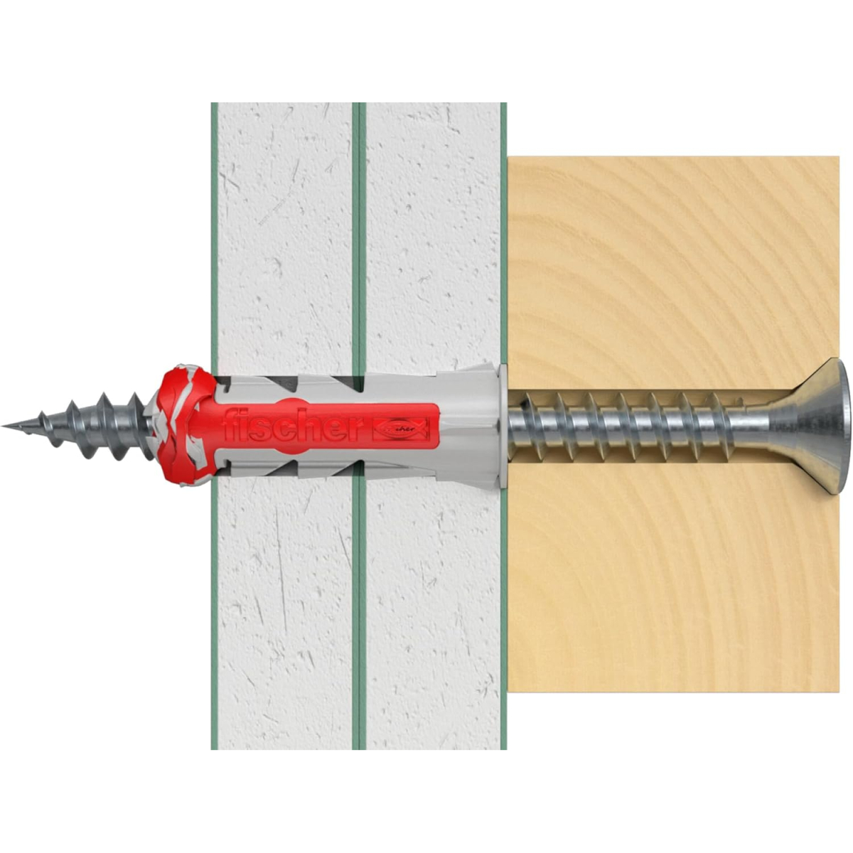 Fischer 536091 Red-Box DuoPower + Screws