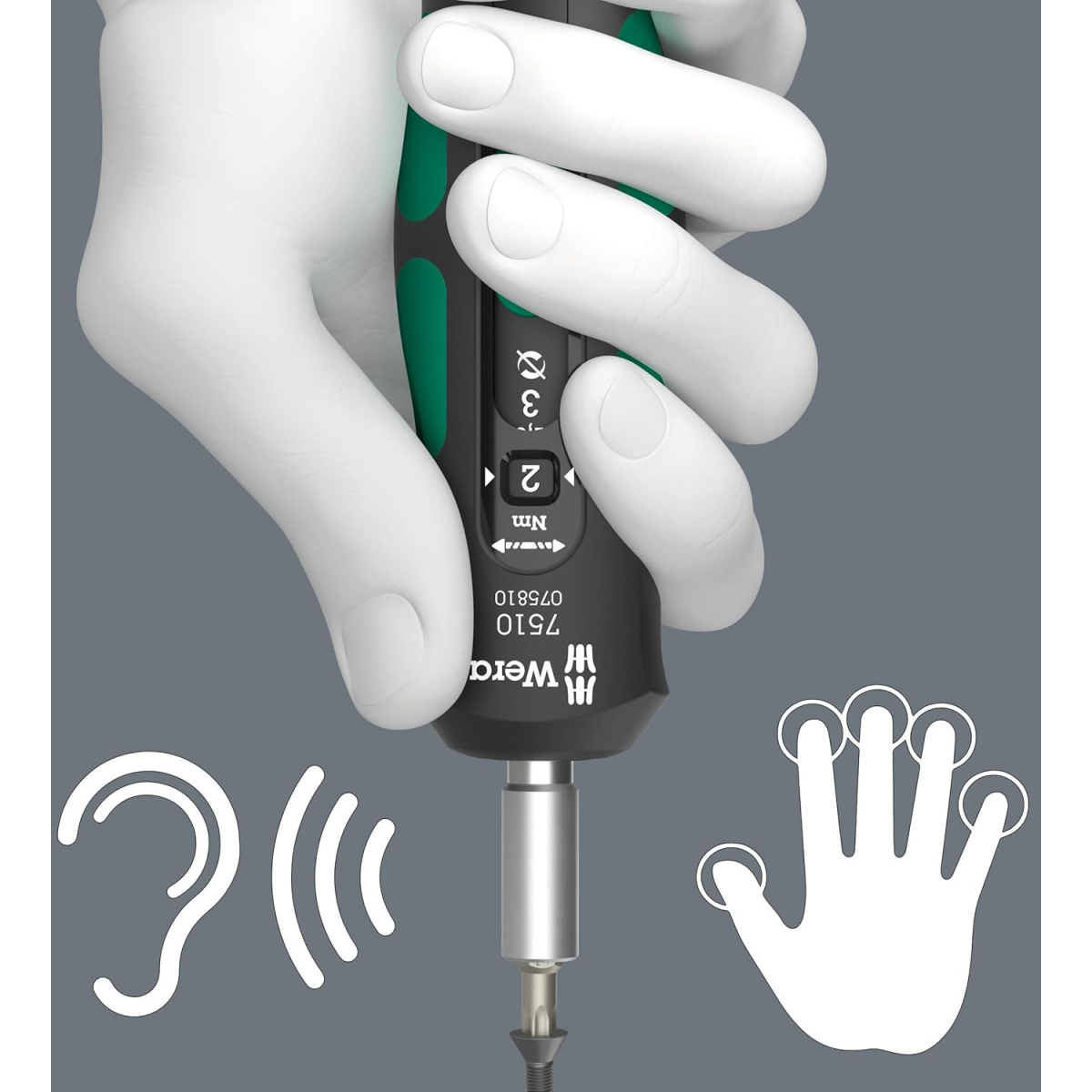 Wera 05075851001 7515/16 Kraftform Safe-Torque Speed Universal 1, 16 pieces