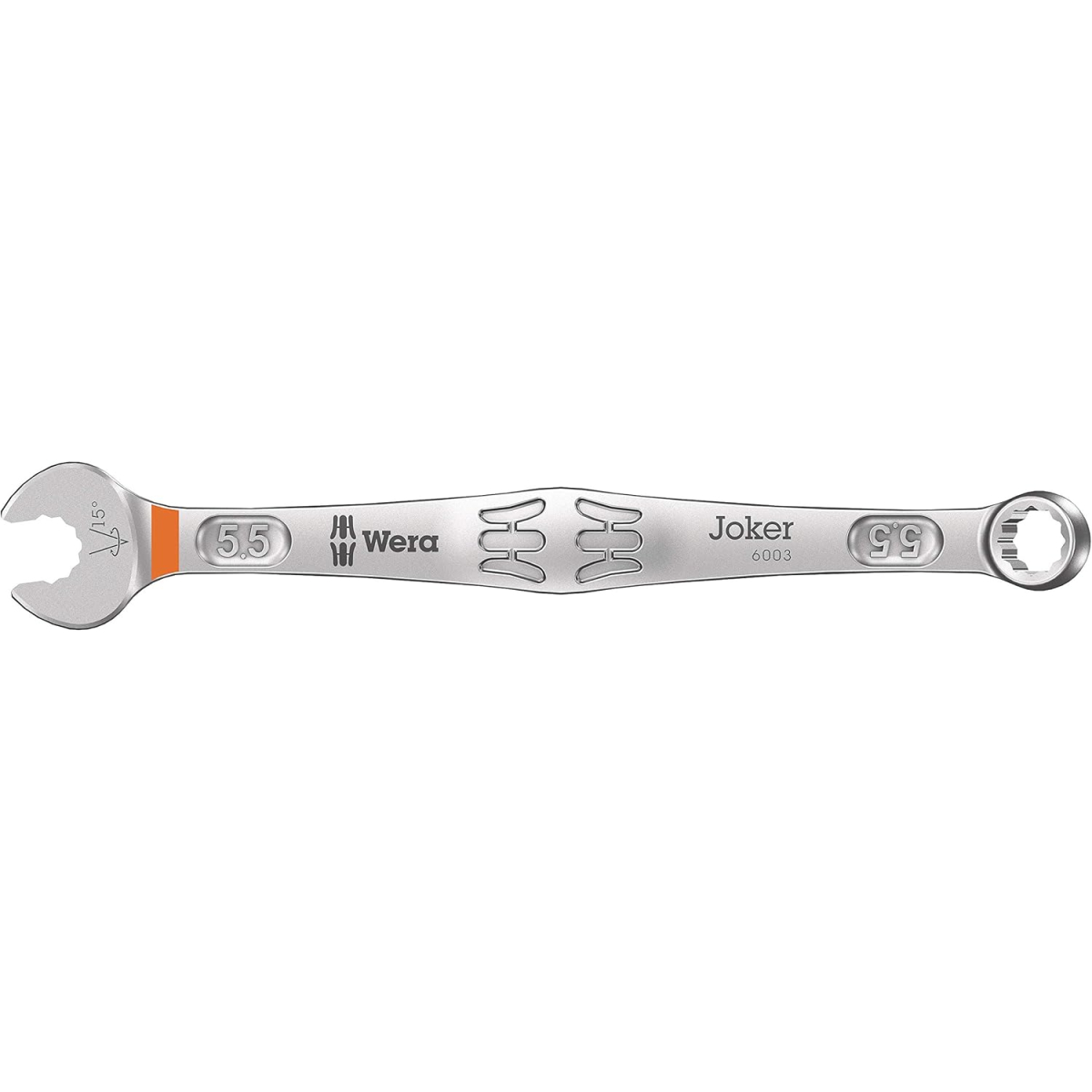 Wera 05020302001 6003 Joker 15 Set 1 Combination Wrench Set, 15 pieces