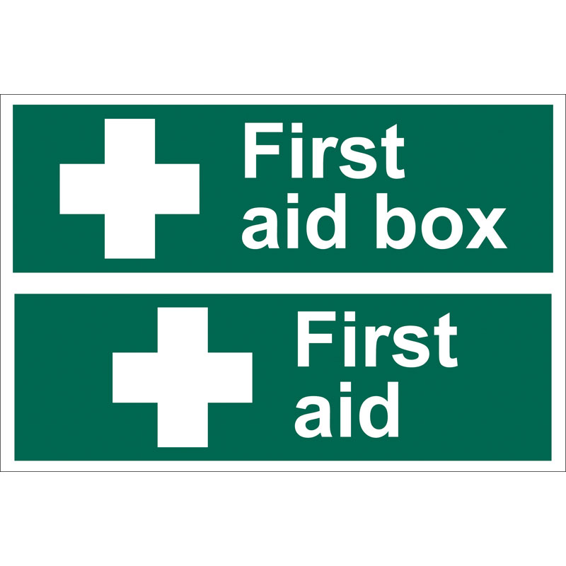 Draper 72542 SS42 'First Aid Box' Safety Sign