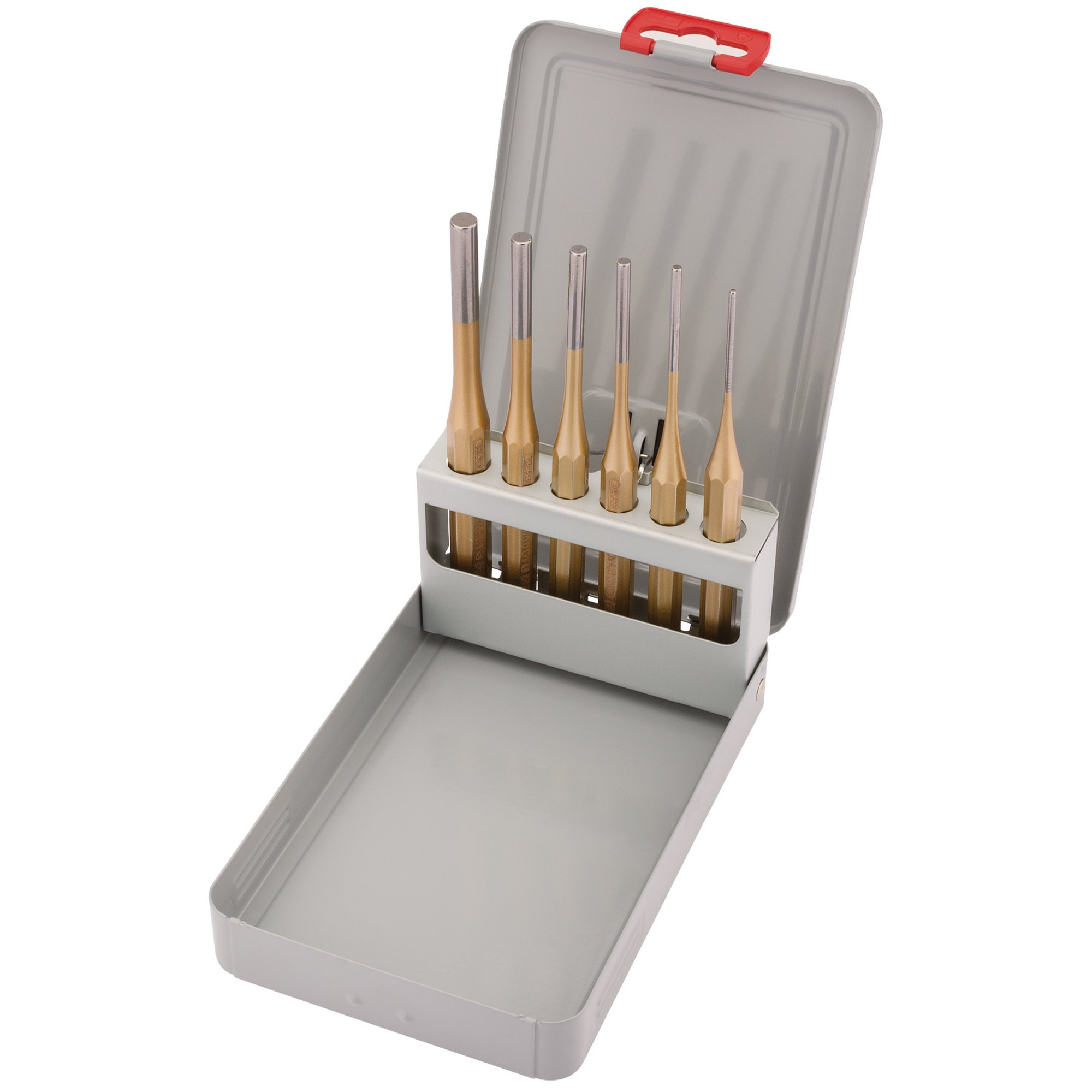 Draper 74712 119K Expert 6 Piece Octagonal Parallel Pin Punch Set