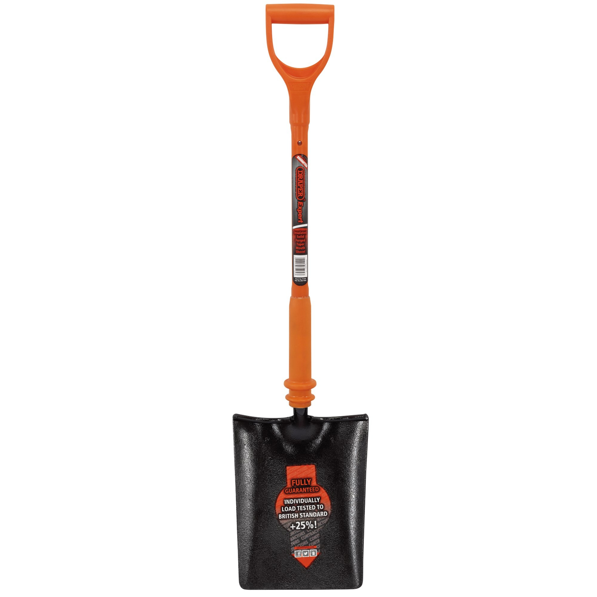 Draper 75169 INS/TMS Fully Insulated Shovel (Taper Mouth)