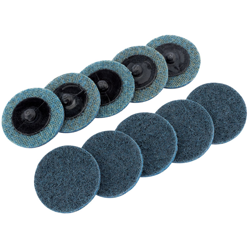 Draper 75622 SCP2 Ten 50mm Polycarbide Abrasive Pads (Fine)