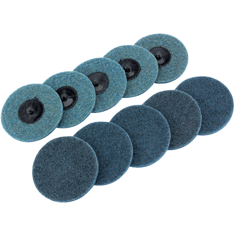 Draper 75626 SCP3 Ten 75mm Polycarbide Abrasive Pads (Fine)