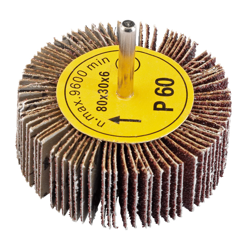Draper 76468 PTAFW80 Abrasive Flap Wheel (80mm x 30mm 60 Grit)