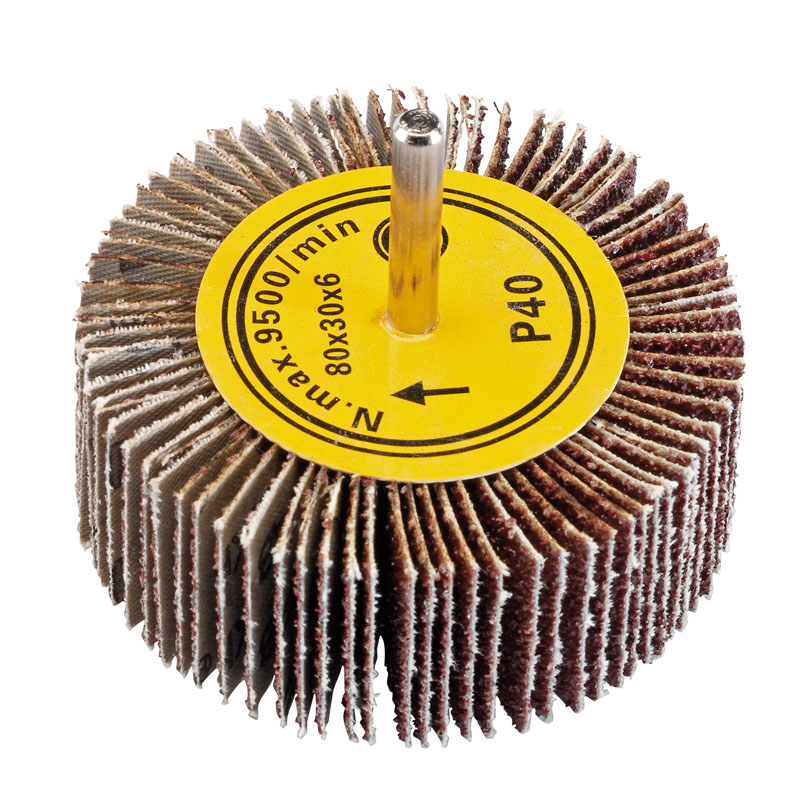 Draper 76485 PTAFW80 Abrasive Flap Wheel (80mm x 30mm 40 Grit)