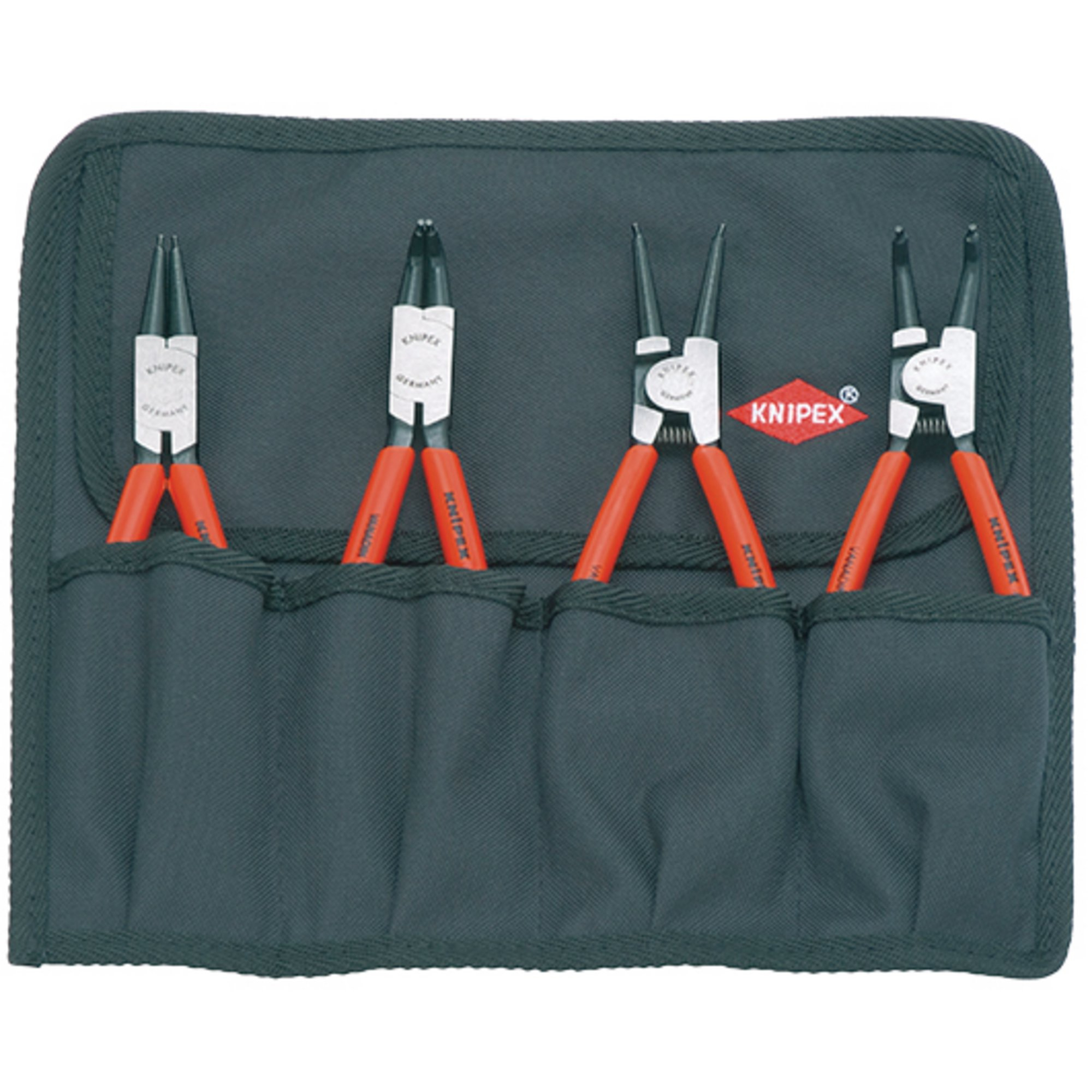 Knipex 00 19 56 4 Piece Circlip Plier Set 76797