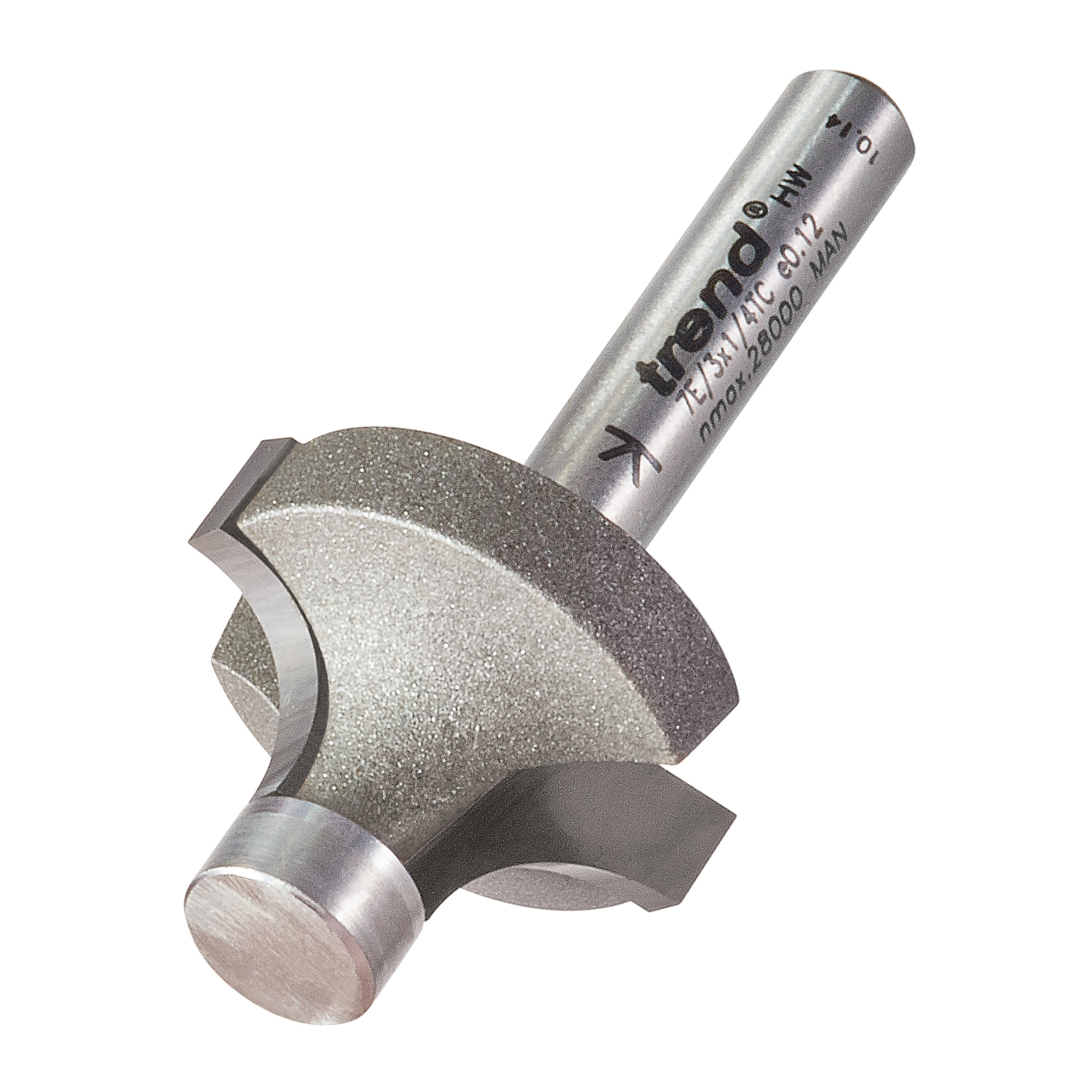 Trend 7E/3X1/4TC Pin guided round over cutter