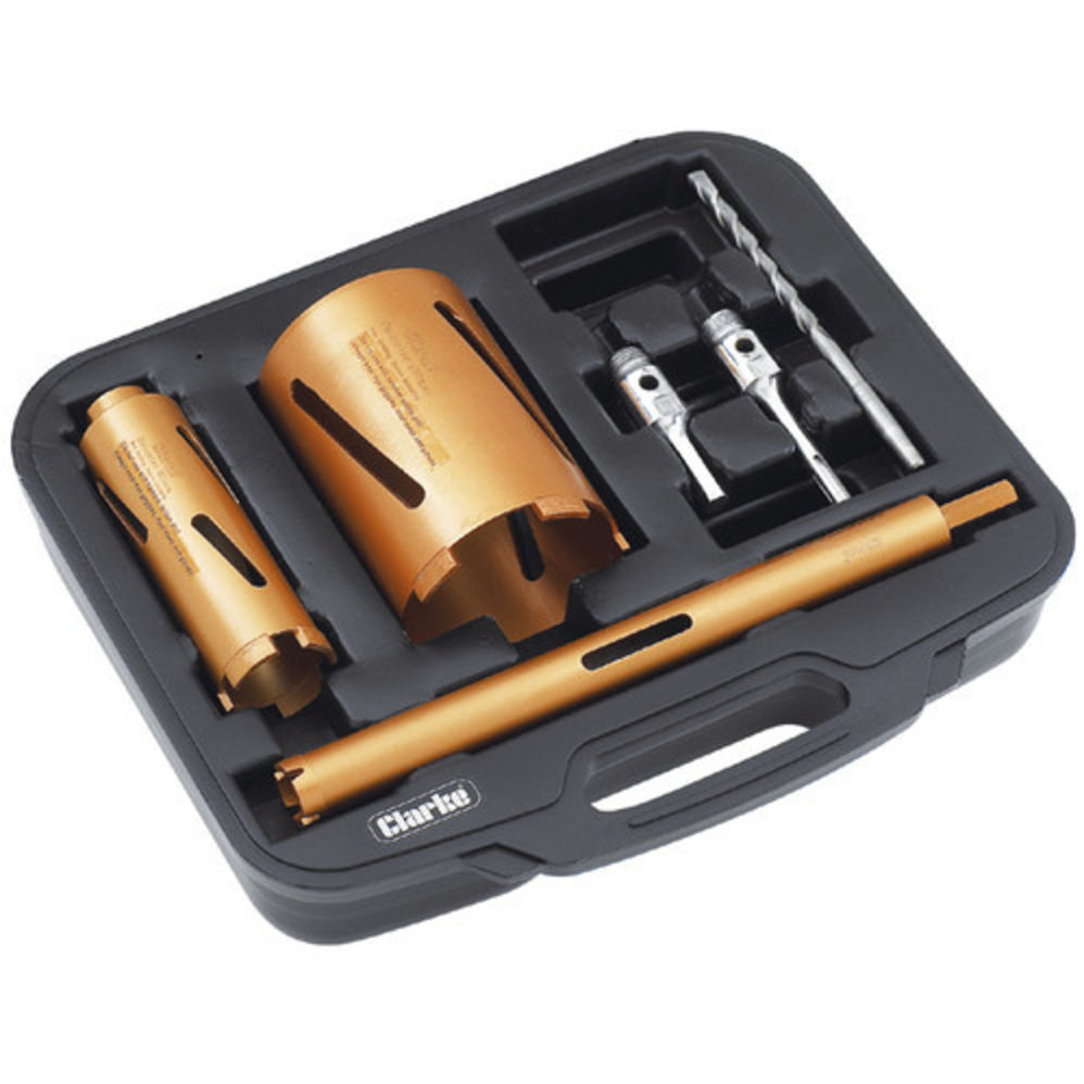 Clarke 1801599 CHT599 6 Piece Diamond Core Drill Bit Set