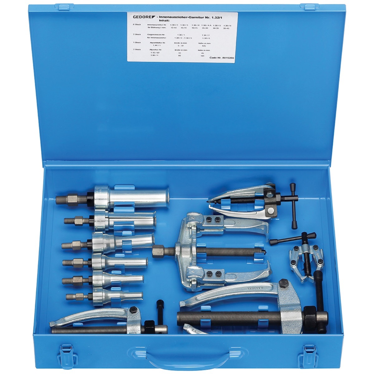 Gedore 8015260 Set of Internal and External Extractors 1.32/1