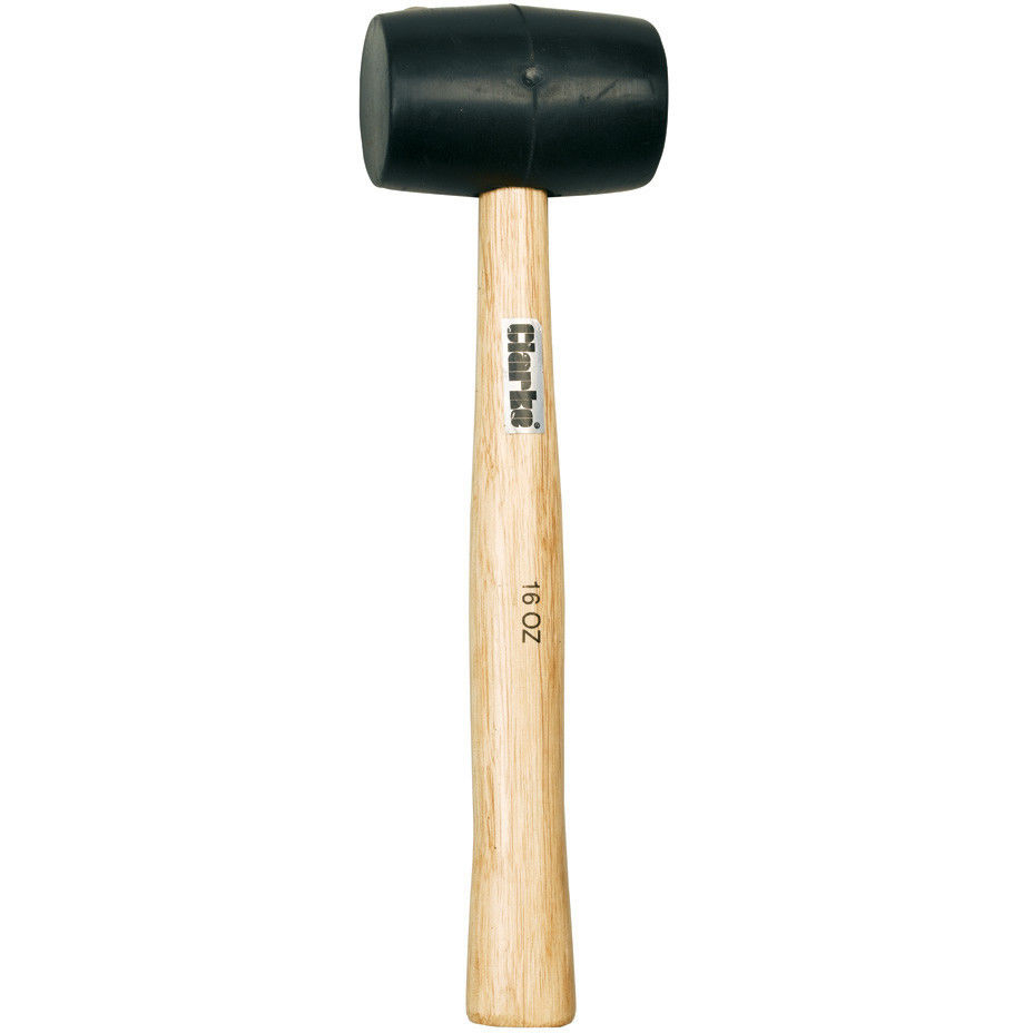 Clarke 1801291 CHT291 16oz Black Rubber Mallet
