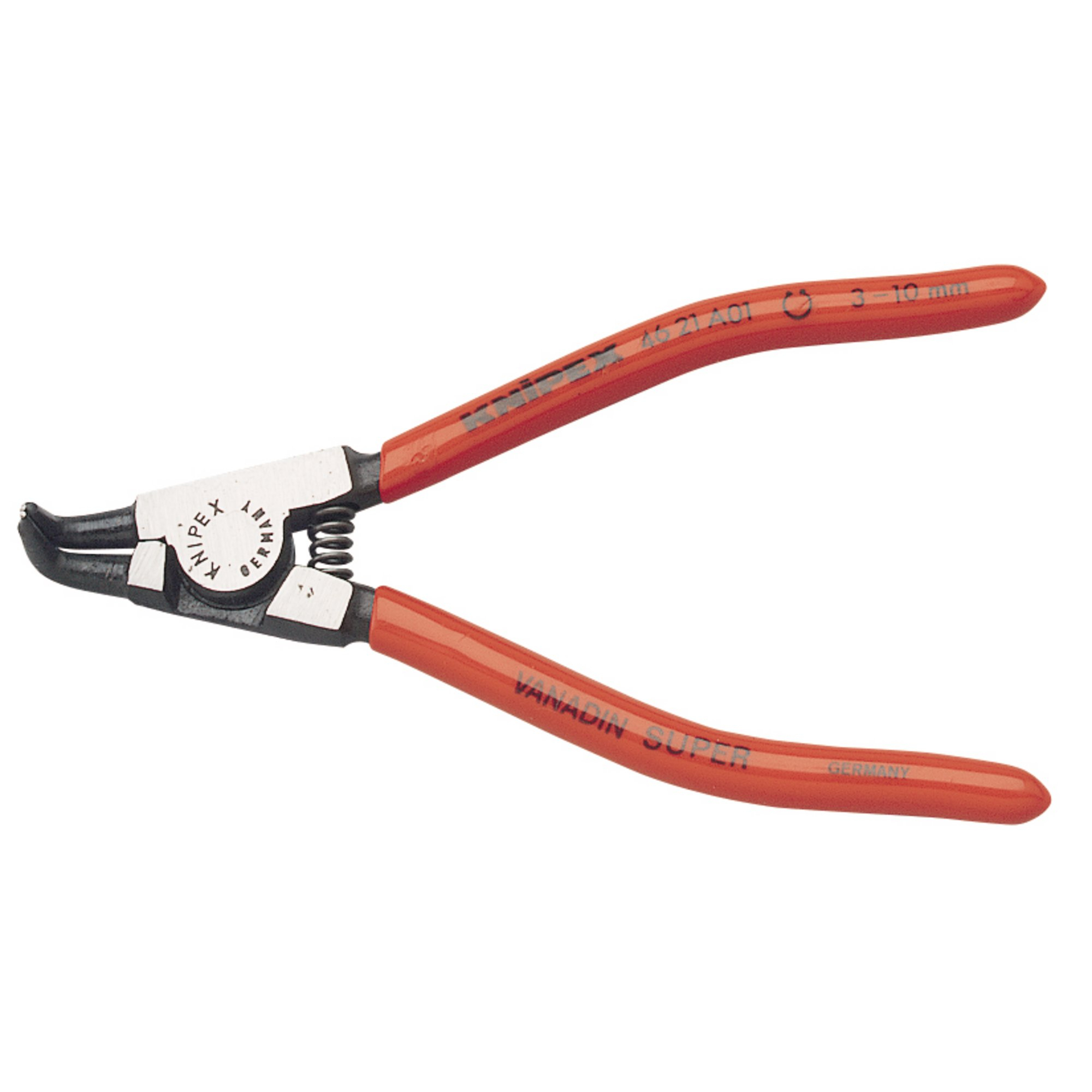 Knipex 46 21 A01 SBE 3mm-10mm A01 90° Bent External Circlip Pliers 80917