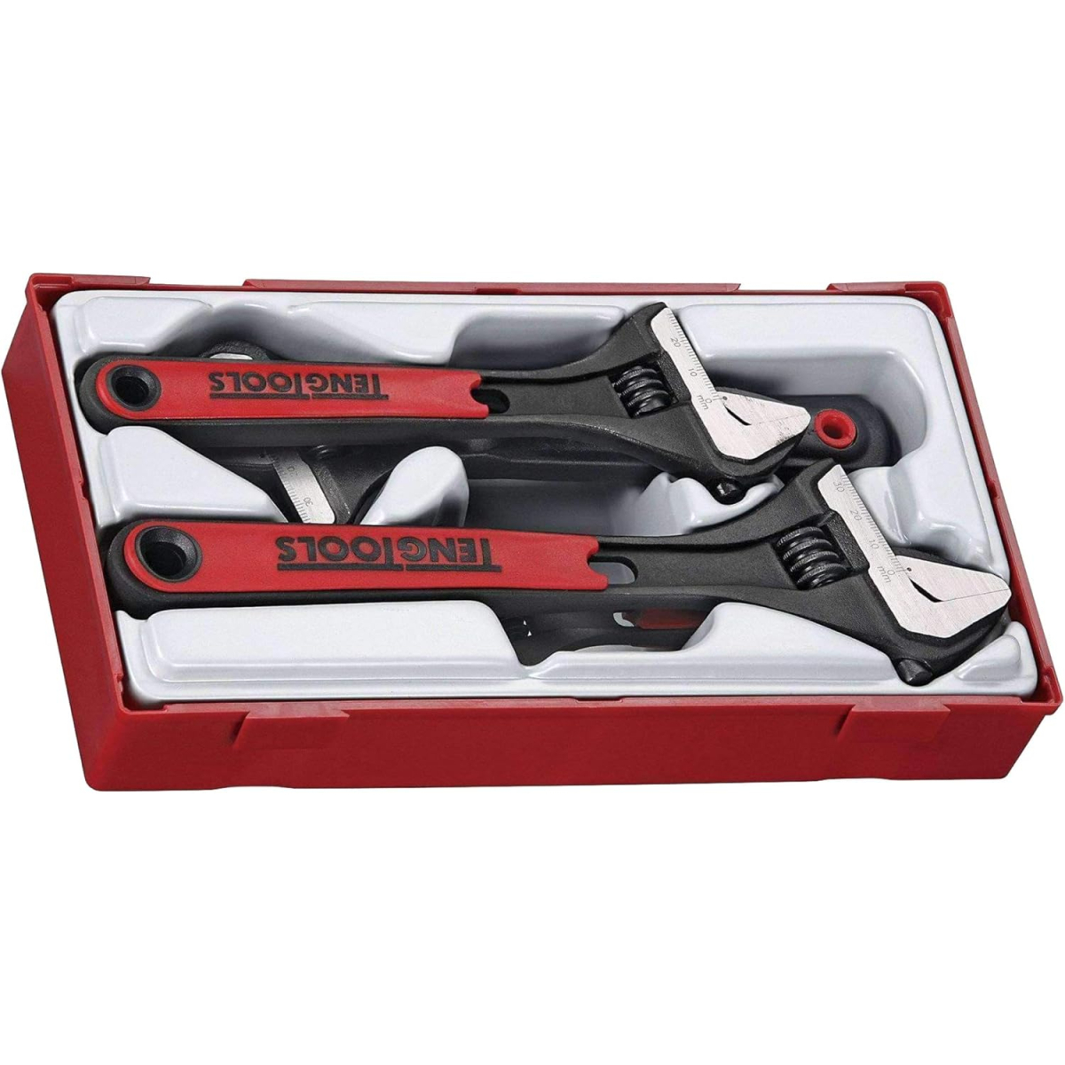 TengTools TADJ04 4 Piece Adjustable Wrench Set