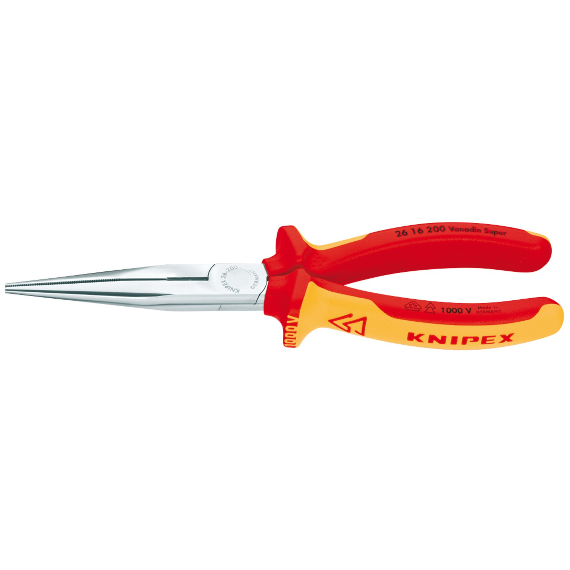 Knipex 26 16 200 SBE 200mm Fully Insulated Long Nose Pliers 81246