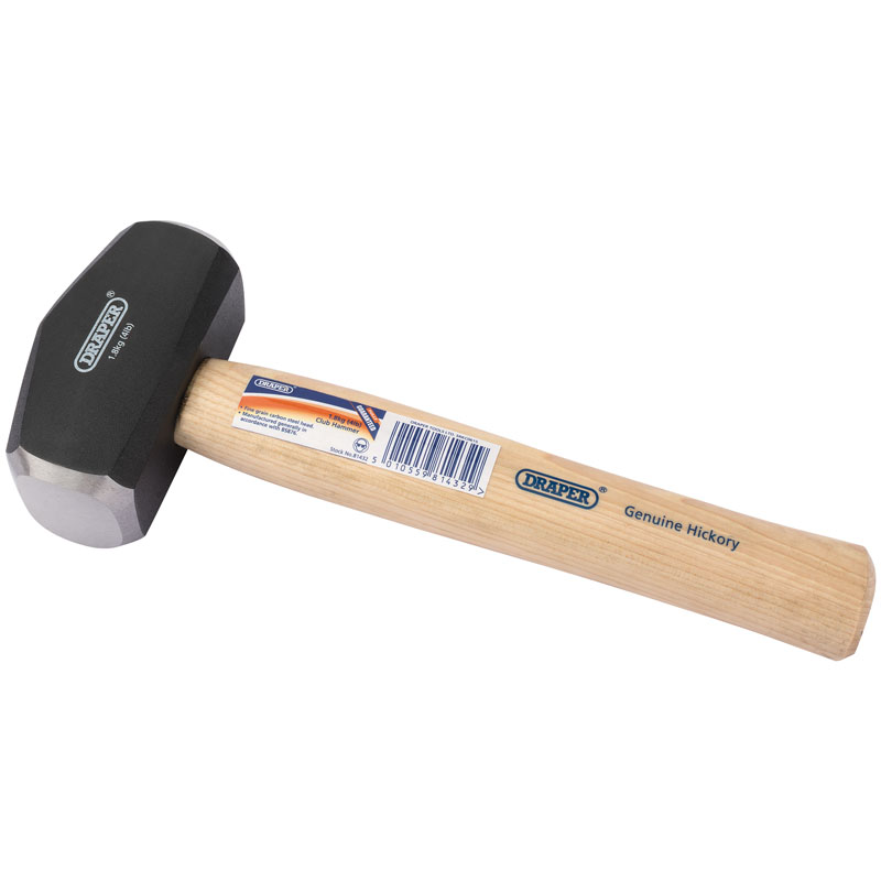 Draper 81432 190T/B Hickory Shaft Club Hammer (1.8kg   4lb)